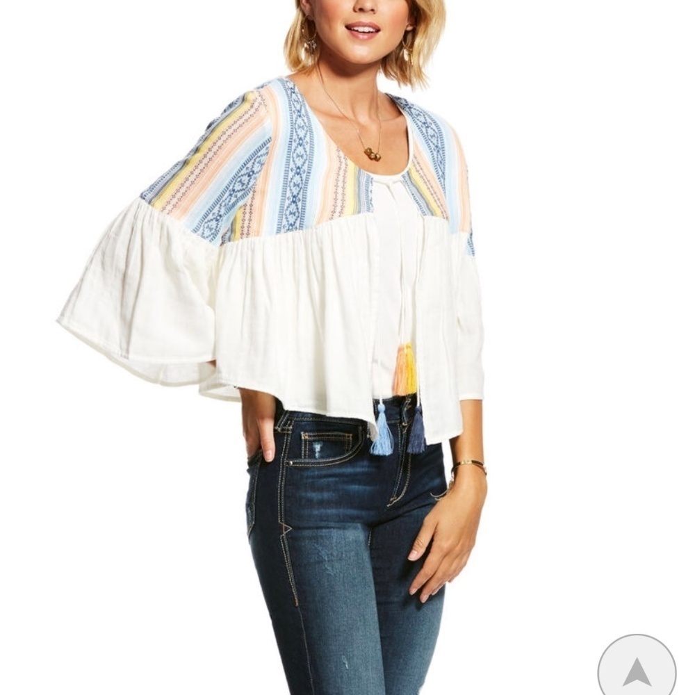 Ariat Cotton Rodeo Country Chick Top S